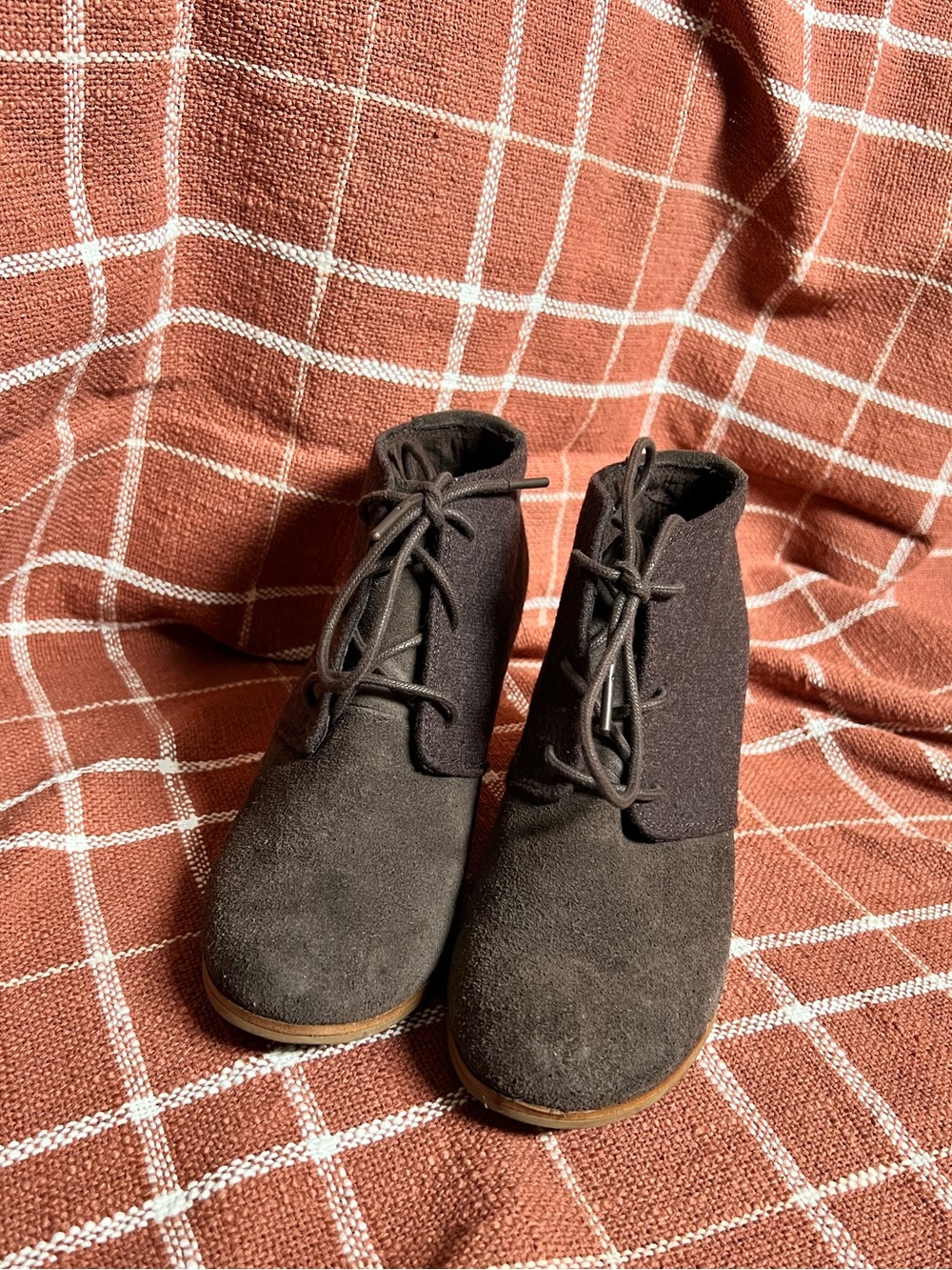 Toms Brown Suede-Look Slip-On Shoe
